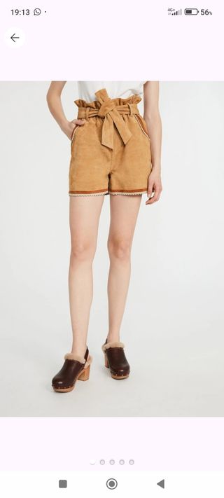 Shorts Claudie Pierlot Marrón