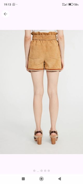Shorts Claudie Pierlot Marrón