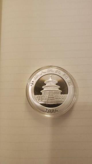 Oferta: Moneda Plata Panda China 2006