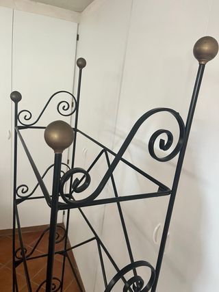 Estantería metal negra 4 baldas