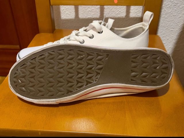 Zapatillas blancas hombre talla 43