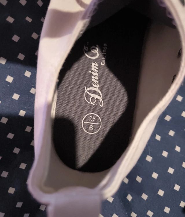 Zapatillas blancas hombre talla 43