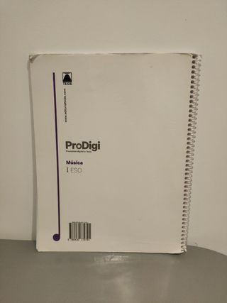 Quadern ProDigi. Música I ESO
