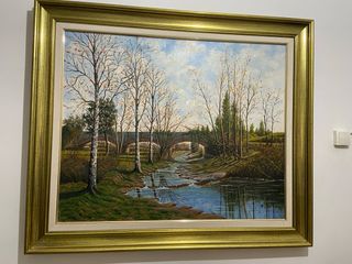 Pintura al óleo paisaje
