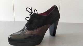 Zapatos Patricia Miller charol negro/marley, T 37.