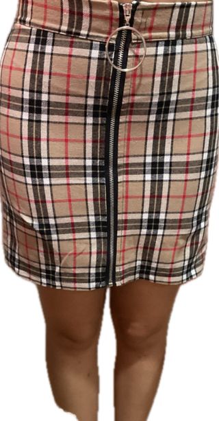 Mini Falda Zara cuadros