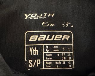 Equipo hockey Bauer niño 3-9 años, talla S