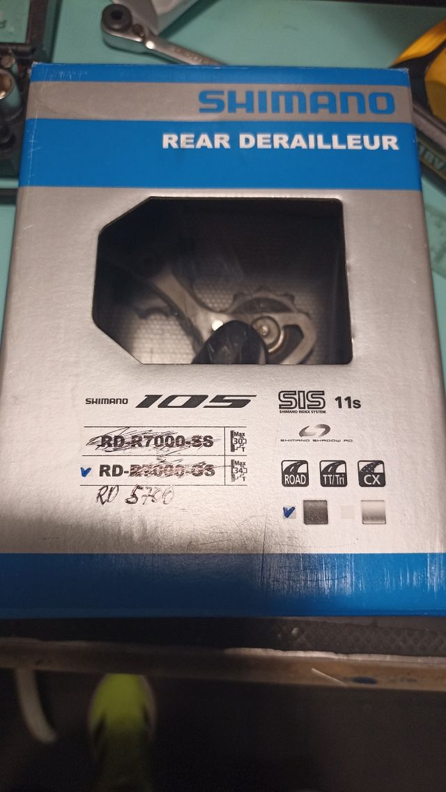 Cambio posteriore Shimano 105 - Bicicletta