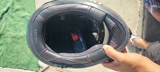 Casco moto SMK taglia M - Nero/Oro