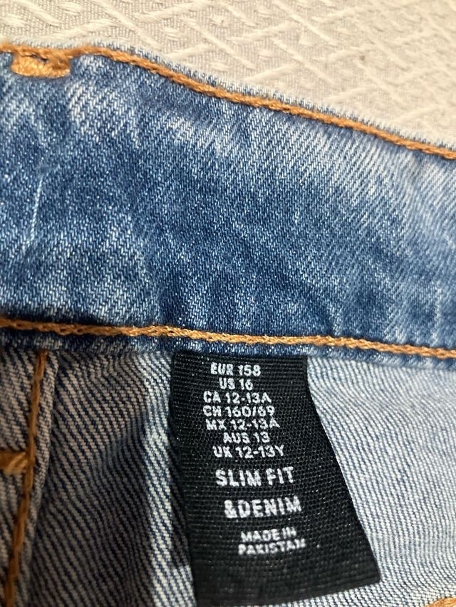 Shorts vaqueros H&M niño - Slim Fit - 12-13