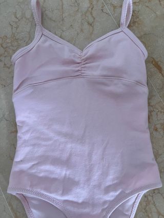 Maillot ballet niña rosa