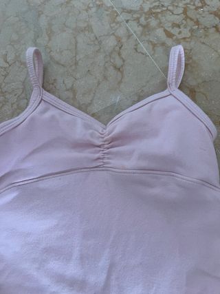 Maillot ballet niña rosa