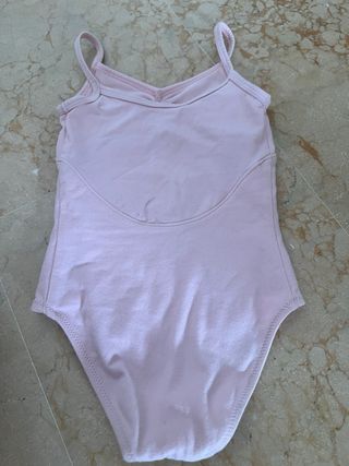Maillot ballet niña rosa