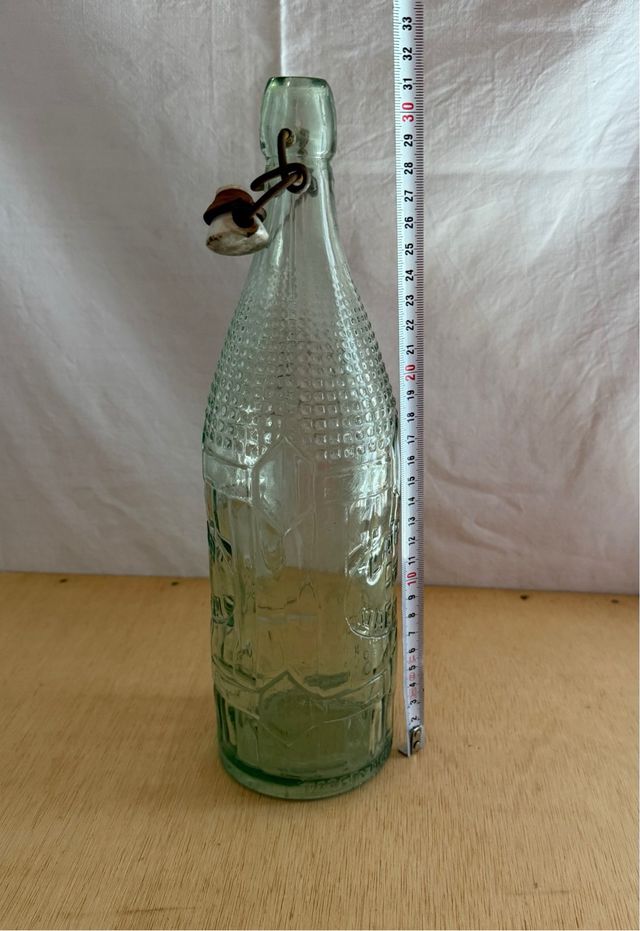 Botella antigua gaseosa La Flor de Valencia