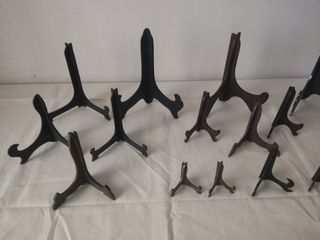 19 SOPORTES VINTAGE PARA PLATOS