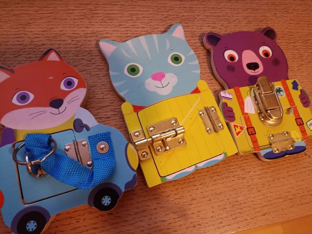 Juego Djeco de cierres: 3 piezas