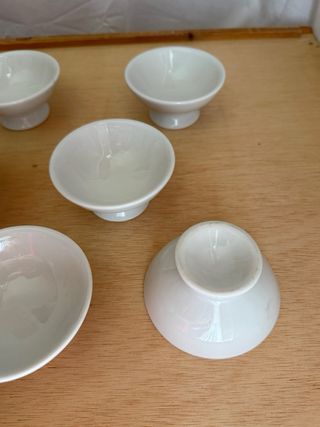 6 Cuencos porcelana aperitivos