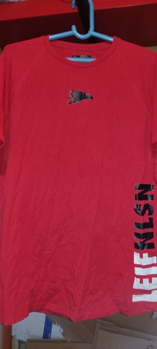 Camiseta Leif Nelson roja - Talla L