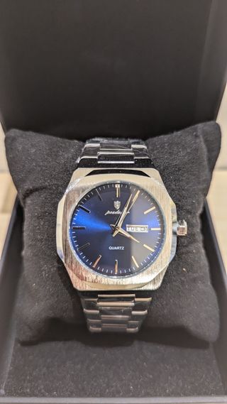 Reloj Poedagar azul - correa metal