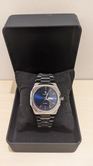 Reloj Poedagar azul - correa metal