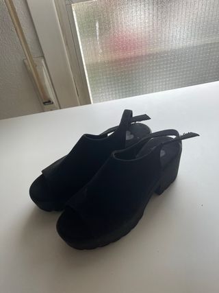 Sandalias plataforma negras