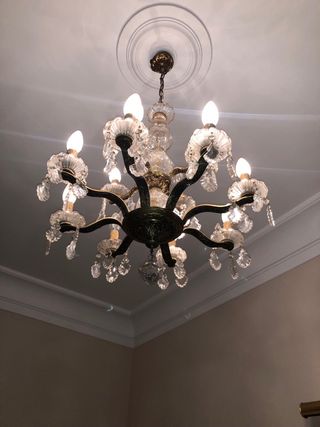 Lampara Cristal Vintage