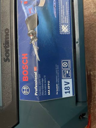 Sierra sable Bosch GSA 18V
