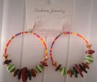 Orecchini a Cerchio Multicolor