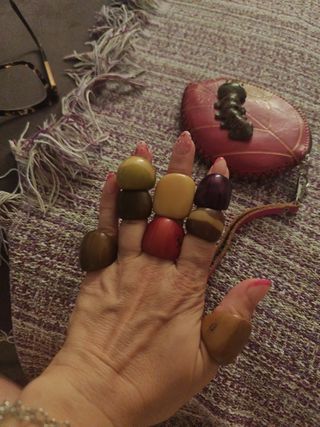 Anillos de Tagua - 7 piezas-POR SEPARADO