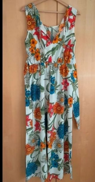 Mono largo floral multicolor