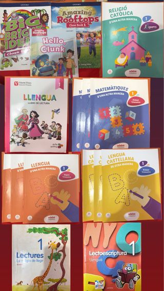 LIBROS DE 1o PRIMARIA
