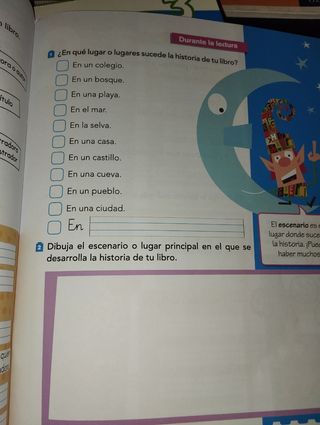 Taller de lectura comprensiva segundo de primaria