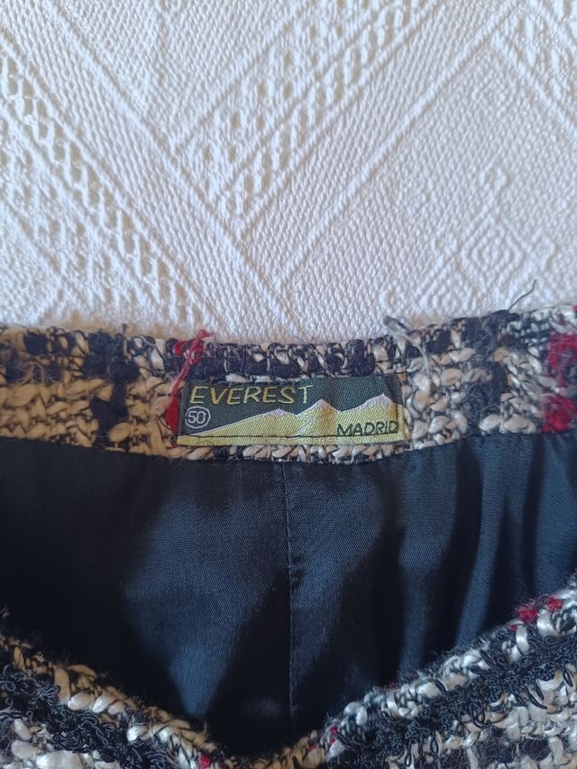 Traje chaqueta mujer - Rojo y negro