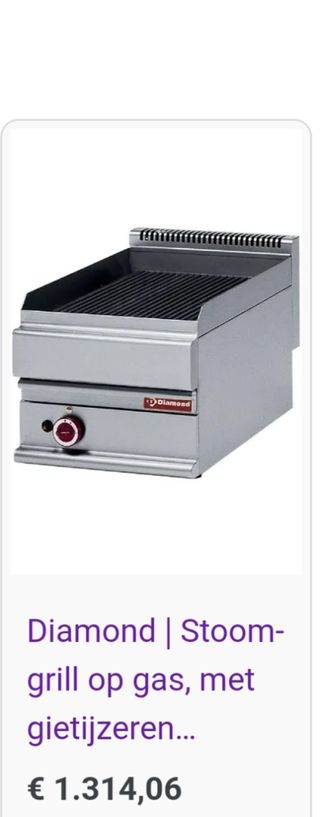 Parrilla gas Diamond - Cocina