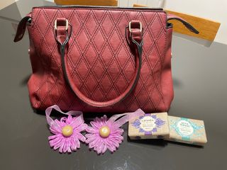 Bolso bandolera rojo