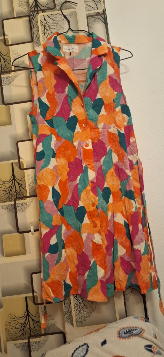 Vestido multicolor estampado