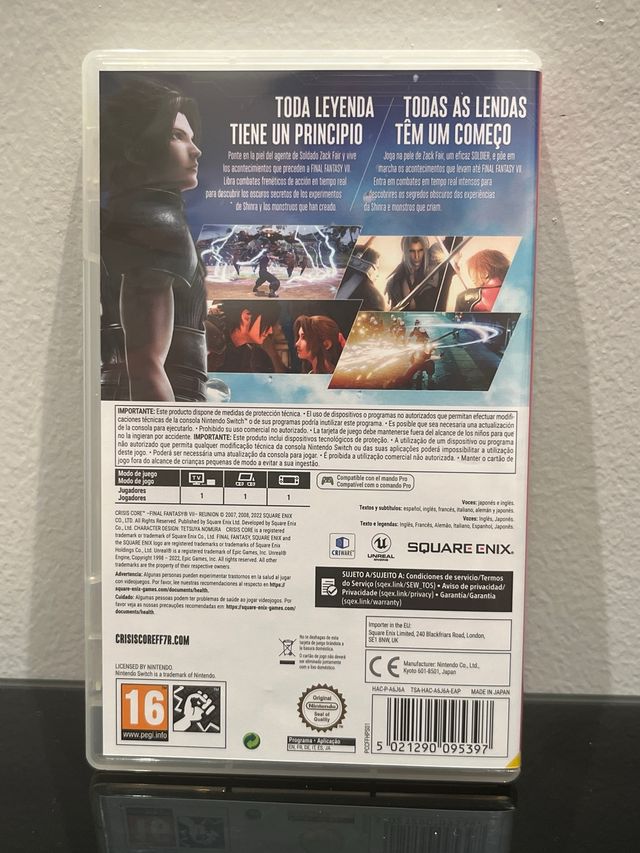 Crisis Core: Final Fantasy VII Reunion - Switch