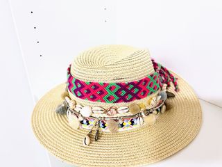 Sombrero artesanal decorado