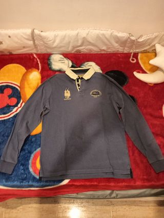 Polo US Polo Assn. manga larga azul