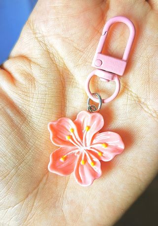 Llaveros y colgantes flores 