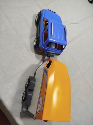 Playmobil 5223 - Caballo y remolque