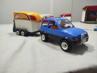 Playmobil 5223 - Caballo y remolque