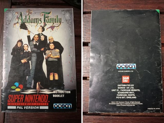 SNES PAL -The Addams Family / La Familia Addams