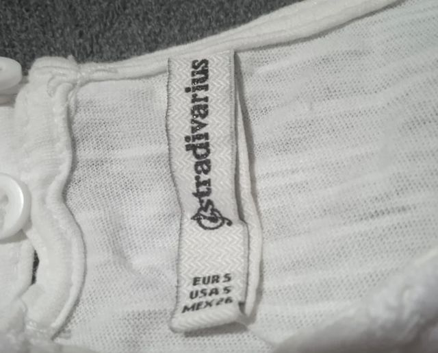 Blusa blanca crochet - Talla única