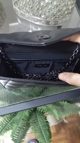 Bolso negro fiesta - bandolera