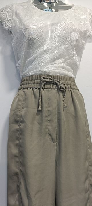 Pantalones Zara - Caqui