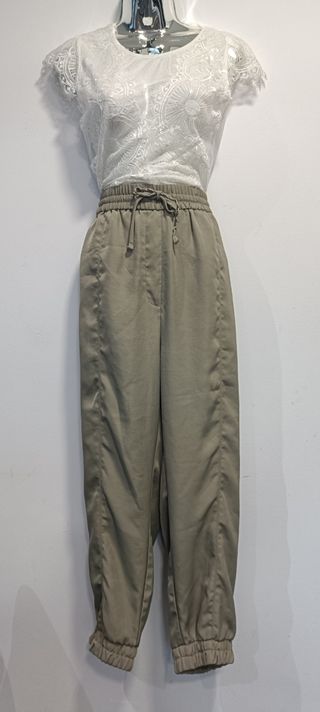 Pantalones Zara - Caqui