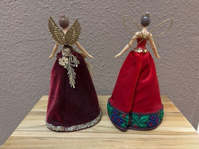 2 Adornos Hadas Navidad Gisela Graham