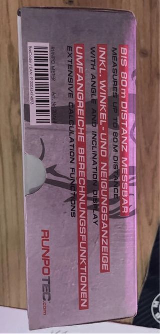 Medidor Distancia Laser Runpotec - 80m