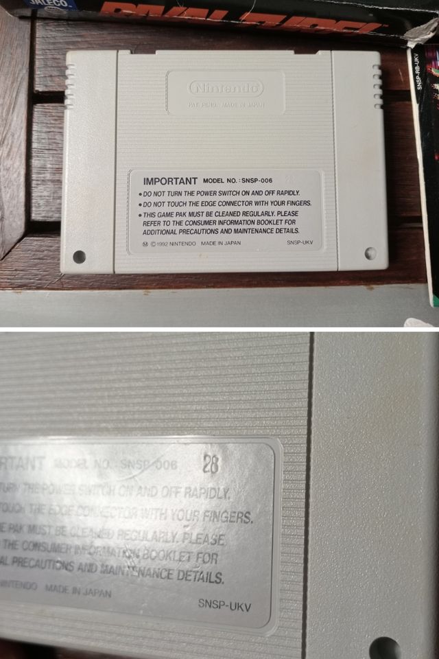 Rival Turf - SNES PAL Completo - Rushing Beat